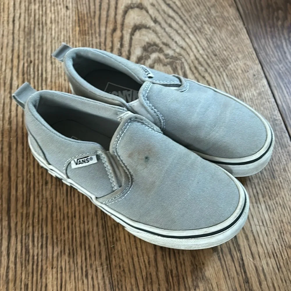 Kids Vans Size 12 - Gray and checkered - Picture 1 of 5